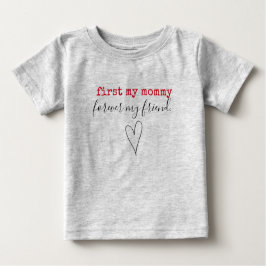 Camiseta De Bebé tarjeta del día de San Valentín de la mamá