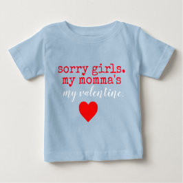 Camiseta De Bebé tarjeta del día de San Valentín de la mamá