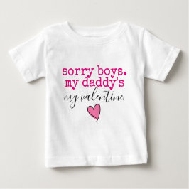 Camiseta De Bebé tarjeta del día de San Valentín del papá