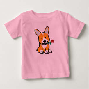 Camiseta De Bebé Tarjeta del día de San Valentín Galés del Pembr