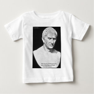 Camiseta De Bebé Tarjetas de citas de sabiduría y regalos de Ciceró