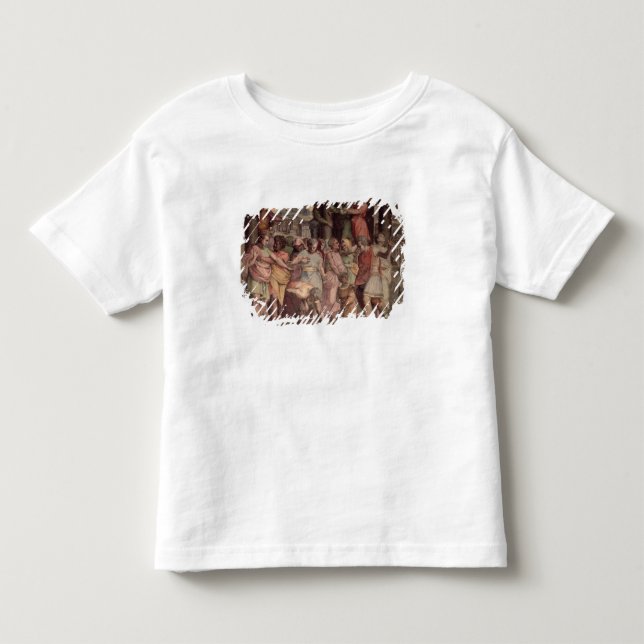 Camiseta De Bebé Tarquinius el orgulloso fundando el templo de (Anverso)