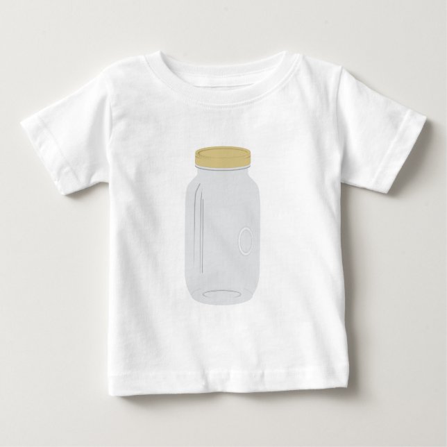 Camiseta De Bebé Tarro de albañil (Anverso)