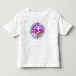 Camiseta De Bebé Tarta de Cumpleaños 1er del Bebe con Aerógrafo