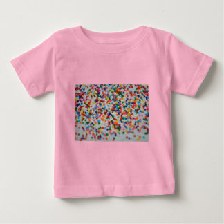Camiseta De Bebé Tarta De Cupcake Arte Patrón Arcoíris Postres Dulc