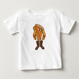 Camiseta De Bebé Tarta Fuerte con Botas
