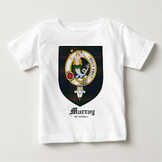 Camiseta De Bebé Tartán de la insignia del escudo del clan de