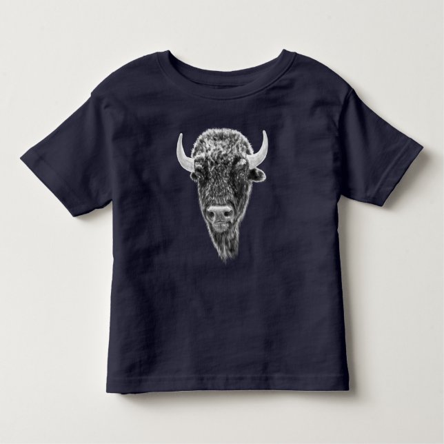 Camiseta De Bebé Tatanka, animal del alcohol del búfalo (bisonte (Anverso)