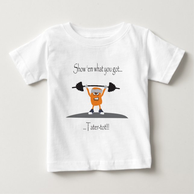 Camiseta De Bebé Tater-Toba-Bebé (Anverso)