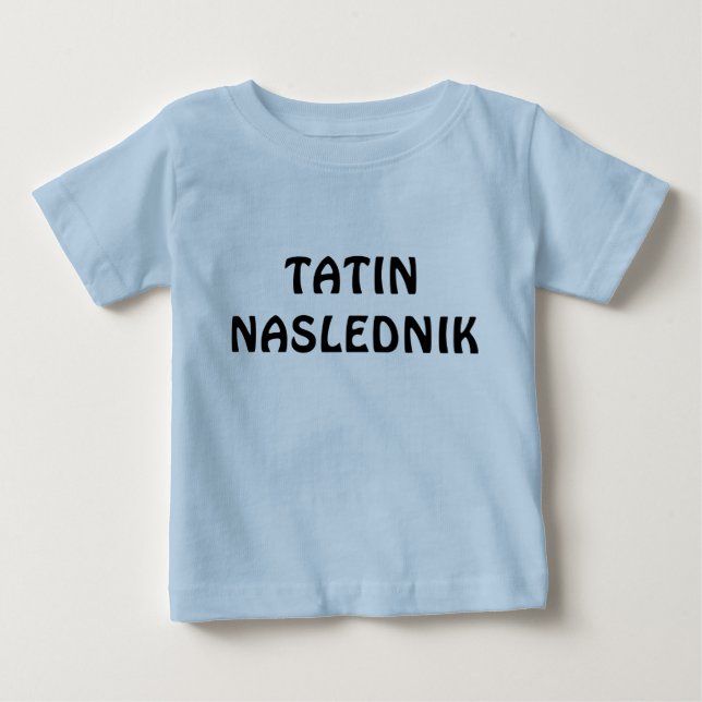 CAMISETA DE BEBÉ TATIN NASLEDNIK (Anverso)