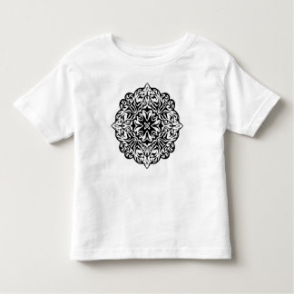 Camiseta De Bebé Tatuaje abstracto estilo polinesio mandala negro