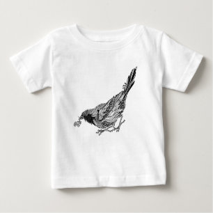 Camiseta De Bebé Tatuaje del pájaro