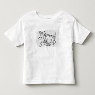Camiseta De Bebé Tauro (Bull) un ilustracion del 'poético