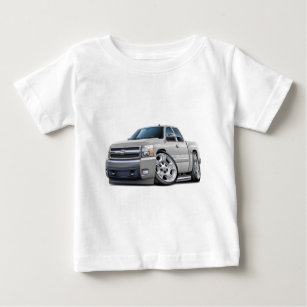 Camiseta De Bebé Taxi extendido blanco de Chevy Silverado
