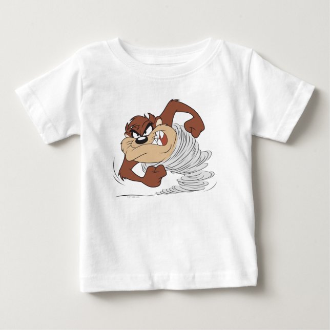 Camiseta De Bebé TAZ™ girando rápido (Anverso)