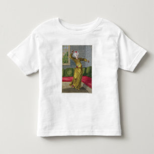 Camiseta De Bebé Tchingui, bailarín turco, siglo XVIII (grabado)