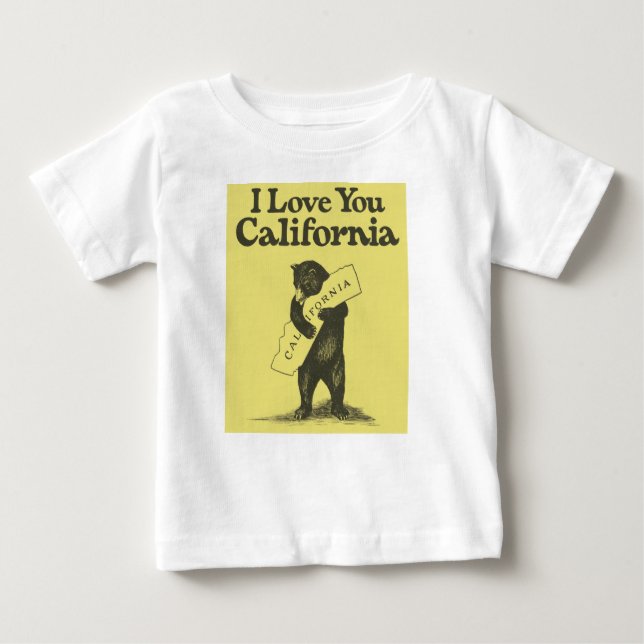 Camiseta De Bebé Te amo California (Anverso)