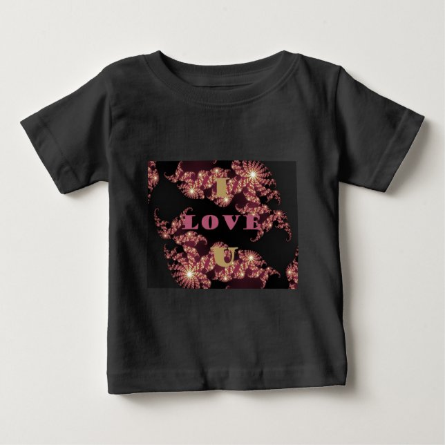 Camiseta De Bebé Te Amo Cariño (Anverso)