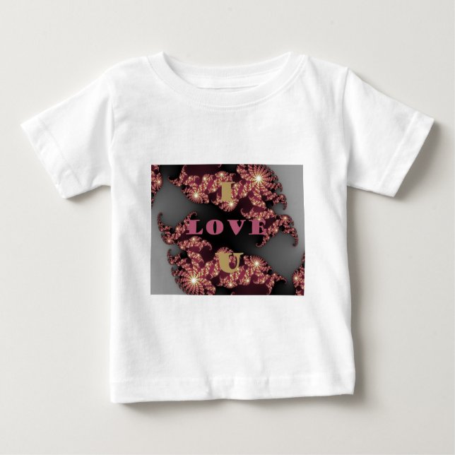 Camiseta De Bebé Te Amo Cariño (Anverso)