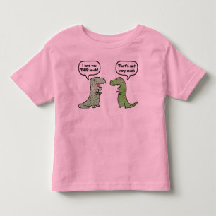 Camiseta De Bebé Te amo ESTE mucho (T-Rex)