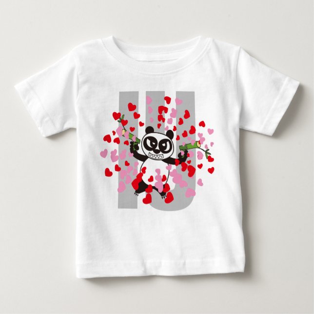 Camiseta De Bebé Te Amo Mucho Bebé Extremadamente (Anverso)