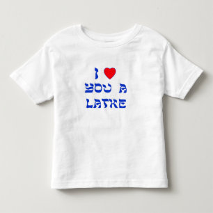 Camiseta De Bebé Te amo un Latke