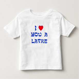 Camiseta De Bebé Te amo un Latke