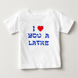 Camiseta De Bebé Te amo un Latke
