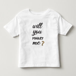 Camiseta De Bebé ¿Te casarás conmigo?