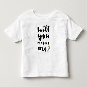 Camiseta De Bebé ¿Te casarás conmigo?
