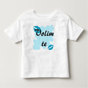 Camiseta De Bebé Te de Volim - croata - te amo
