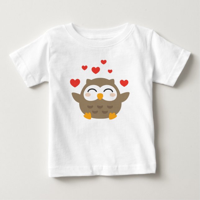 Camiseta De Bebé Te debo el Ilustracion (Anverso)
