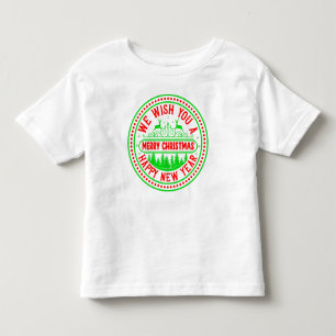 Camiseta De Bebé Te Deseamos Feliz Navidad Feliz Año Nuevo-66244