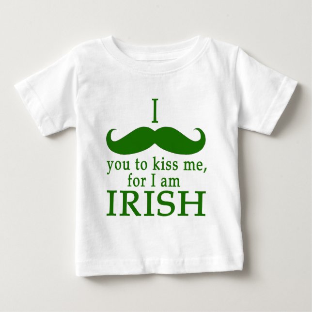 Camiseta De Bebé ¡Te duelo que me beses, soy irlandés! (Anverso)