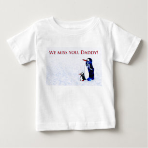 Camiseta De Bebé Te extrañamos, papá