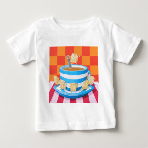 Camiseta De Bebé Té poner crema de las natillas