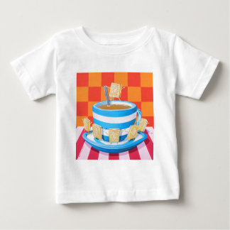 Camiseta De Bebé Té poner crema de las natillas
