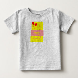 Camiseta De Bebé ¡Te quiero mucho!