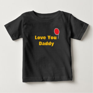 Camiseta De Bebé Te quiero papá T-Shirt