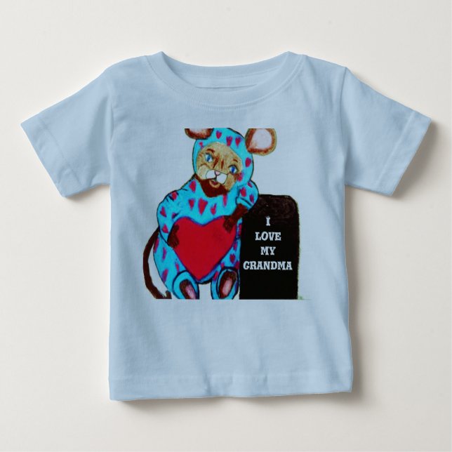 CAMISETA DE BEBÉ TE RECOGERÍA A LA ABUELA. (Anverso)