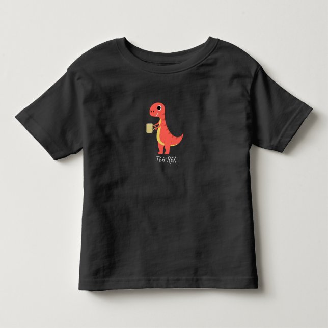 Camiseta De Bebé Tea-Rex (Anverso)