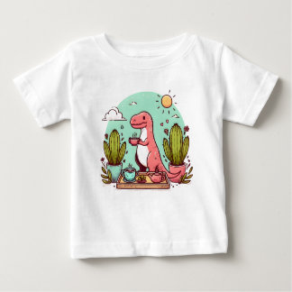 Camiseta De Bebé Tea-Rex Cactus Charm