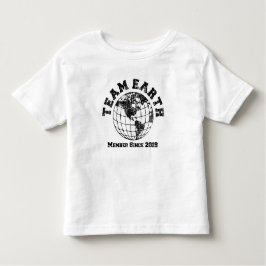 Camiseta De Bebé Team Earth Member desde 2019 Kids Tee