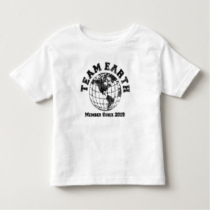 Camiseta De Bebé Team Earth Member desde 2019 Kids Tee