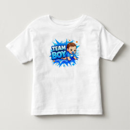 Camiseta De Bebé Team Girl & Team Boy Splash Design