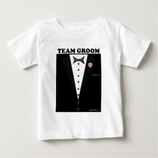 Camiseta De Bebé Team Groom (esmoquin)