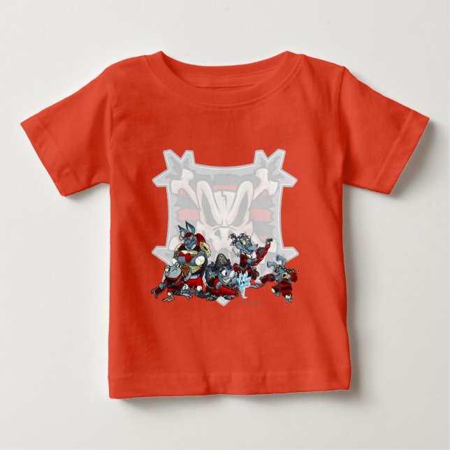 Camiseta De Bebé Team Krawk Island Group (Anverso)
