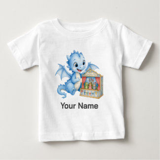 Camiseta De Bebé Teatro de títeres de dragón personalizado para niñ