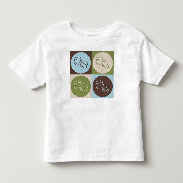 Camiseta De Bebé Teatro del arte pop (Anverso)