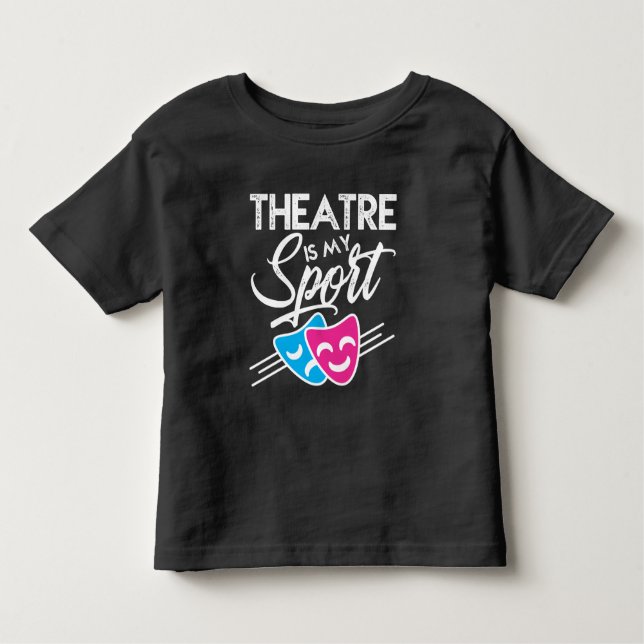 Camiseta De Bebé Teatro máscaras de humor drama de Broadway (Anverso)
